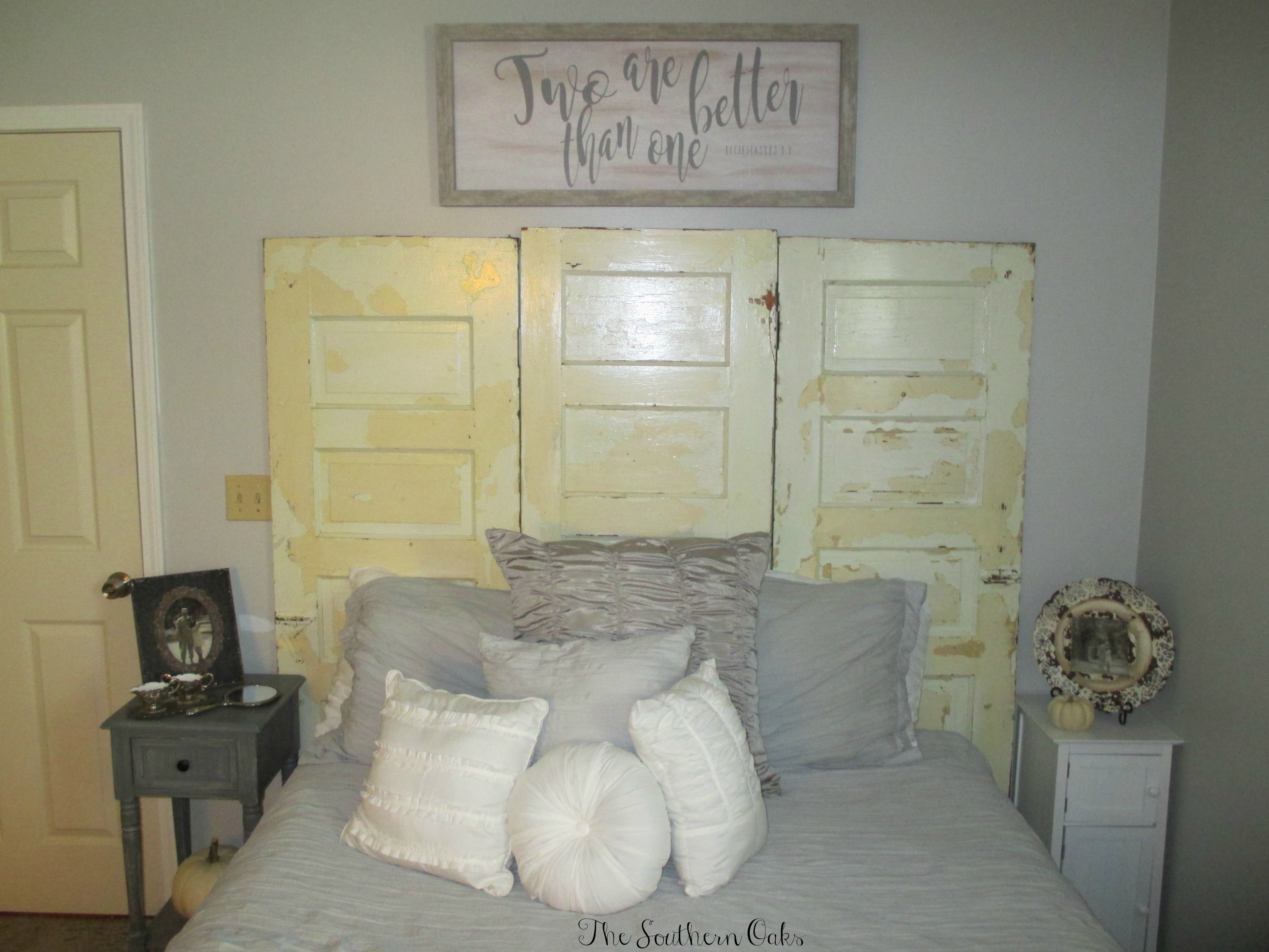 How to Make a Headboard out of Vintage Doors {Part 1} - Sweet Southern Oaks